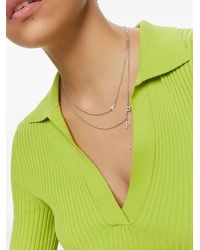 Patrizia Pepe - Double-chain Necklace - Lyst