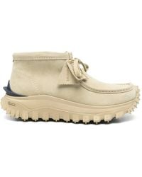 Moncler - X Clarks Originals Bottines Trailgrip Wallabee Gtx En Daim - Lyst