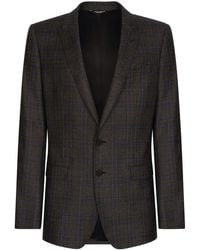 Dolce & Gabbana - Blazer a cuadros príncipe de Gales - Lyst