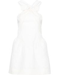 ShuShu/Tong - Mini-jurk Met Strikdetail - Lyst