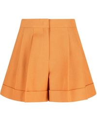 Fendi - Geplooide Shorts - Lyst