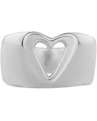 NO MORE - Glam Heart Ring mit Cut-Out - Lyst