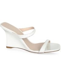 Stuart Weitzman - Vinnie Patent-Finish Heeled Sandals - Lyst