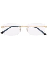 Cartier - Rimless Square Eyeglasses - Lyst