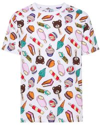 Moschino - Ice-cream Print Cotton T-shirt - Lyst