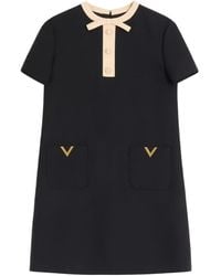 Valentino Garavani - Short-Sleeves Mini Dress - Lyst