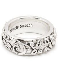 Emanuele Bicocchi - Großer Ring Mit Arabesque-Motiv - Lyst