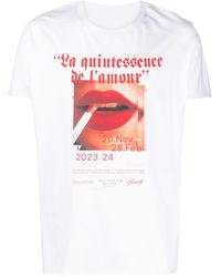 Zadig & Voltaire - T-shirt en coton Tom à imprimé photographique - Lyst