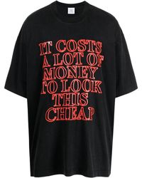 Vetements - Very Expensive Cotton T-shirt - Lyst