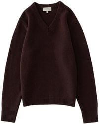 Studio Nicholson - Miska V-Neck Sweater - Lyst