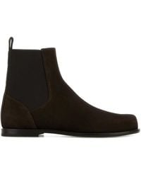 Fendi - Suede Chelsea Boots - Lyst