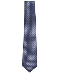 Kiton - Corbata De Seda Con Estampado Geométrico - Lyst