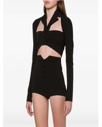 Philosophy Di Lorenzo Serafini - Draped-Detail Button-Up Top - Lyst
