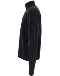 Rrd - Velvet Turtleneck Sweater - Lyst