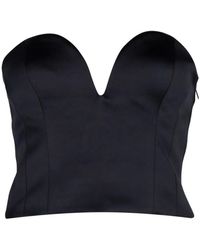 Ulla Johnson - Ottavia Satin Bustier Top - Lyst
