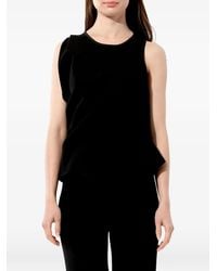 Balenciaga - Draped Sleeveless Top - Lyst