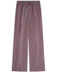 Dries Van Noten - Elasticated Striped Trousers - Lyst