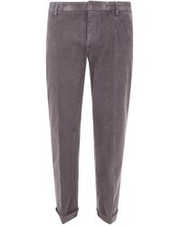 Dondup - Corduroy Cuffed Trousers - Lyst