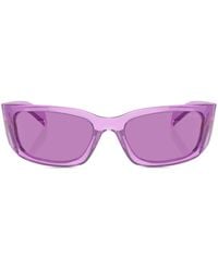 Prada - Prada Pr A14S Oval Frame Sunglasses - Lyst