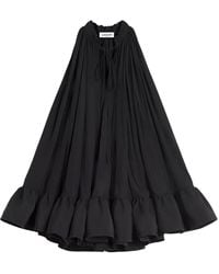 Lanvin - Minikleid Mit Rüschen - Lyst