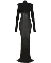 Balmain - Panelled Maxi Dress - Lyst