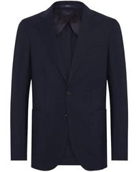 BOGGI - Plain Wool Blazer - Lyst