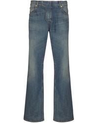 Balmain - Straight-Leg-Jeans Mit Ausgewaschenem Effekt - Lyst