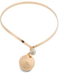 Weekend by Maxmara - Comica Ball-Pendant Torque Necklace - Lyst