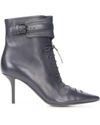 Philosophy Di Lorenzo Serafini - Lace-Up Buckle-Strap Ankle Boots - Lyst