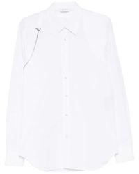 McQueen - Camisa Con Detalle De Cadenas - Lyst