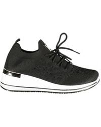 Laura Biagiotti - Crystal-Embellished Logo-Plaque Sneakers - Lyst