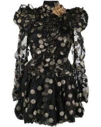 Zimmermann - Confetti Puff-Sleeves Dress - Lyst