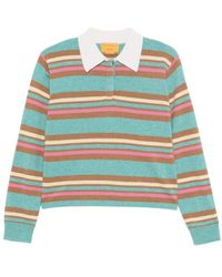 Guest In Residence - Gestreifter Pullover mit Polokragen - Lyst