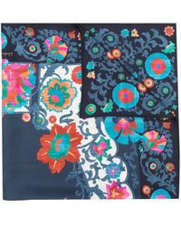 Ferragamo - Fular Uzbekistan con motivo floral - Lyst