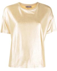 Herno - Elegant Shiny Golden Blouse For Any Occasion - Lyst