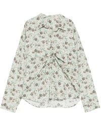 JNBY - Floral-Print Blouse - Lyst