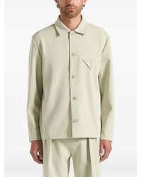 Manière De Voir - Leo Hatched Tailored Overshirt - Lyst