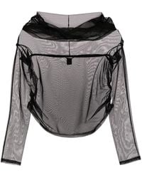 Kiki de Montparnasse - Tulle Off-Shoulder Top - Lyst