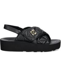 Love Moschino - Gesteppte Sandalen - Lyst