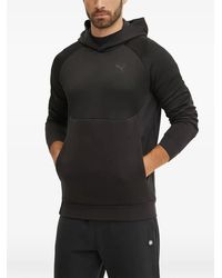 PUMA - Raglan-Sleeve Logo-Print Hoodie - Lyst