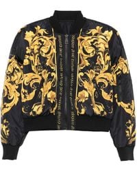Versace Jeans Couture - Veste Bomber À Imprimé Baroque - Lyst