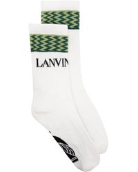 Lanvin - Calzini Curb con logo - Lyst