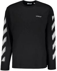 Off-White c/o Virgil Abloh - Langarmshirt mit grafischem Print - Lyst