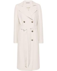 Tagliatore - Belted Trench Coat - Lyst