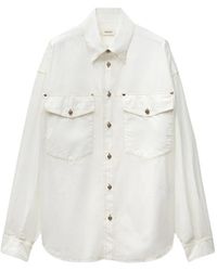 Versace - Cotton-Poplin Loose Shirt - Lyst
