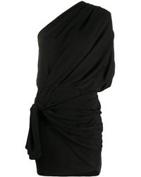 IRO - Asymmetric Ruched Mini Dress - Lyst