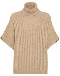 Brunello Cucinelli - Roll-Neck Cashmere Sweater - Lyst