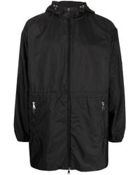 Moncler - Hooded Rain Jacket - Lyst