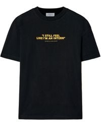 Off-White c/o Virgil Abloh - Slogan-print Short-sleeve T-shirt - Lyst