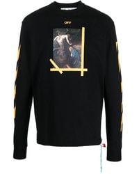 Off-White c/o Virgil Abloh - T-Shirt En Coton À Imprimé Caravaggio - Lyst